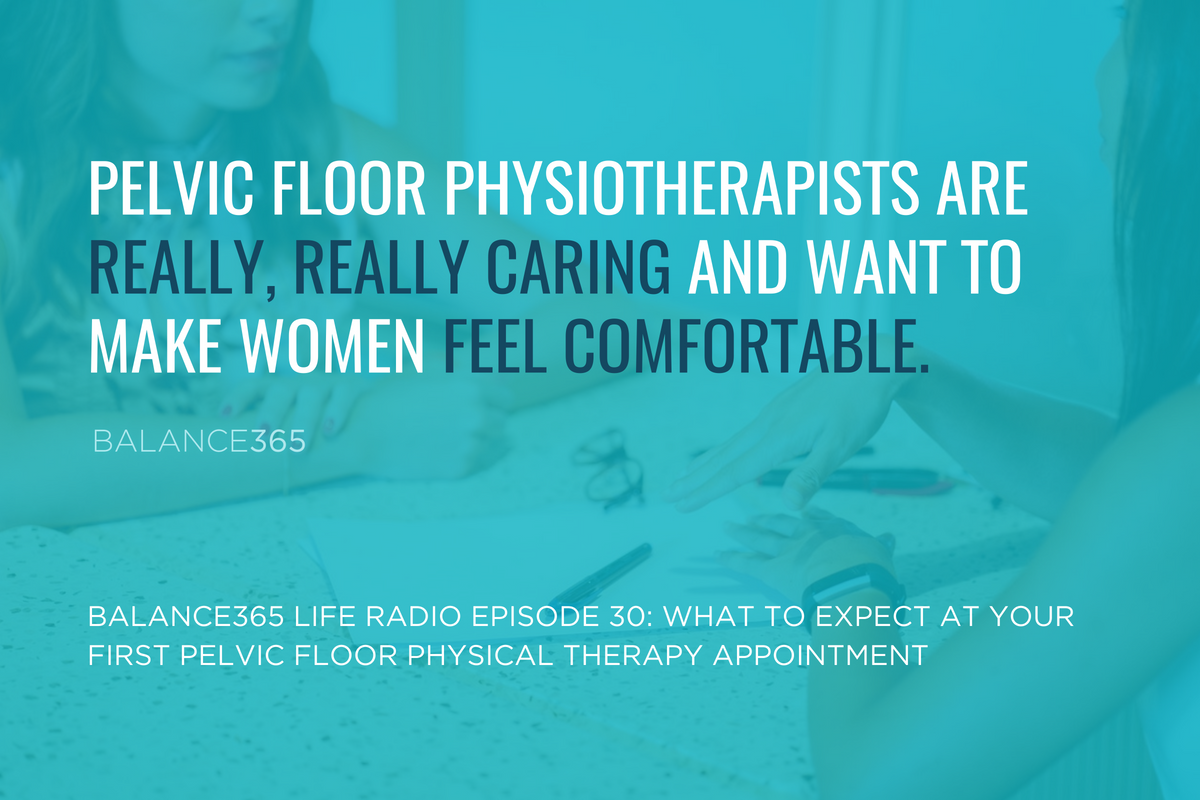 Many women wonder what will happen when they start pelvic floor physiotherapy. Jen and Annie talk to Dr. Libby Trausch, a pelvic floor physical therapist, to demystify what happens at that first appointment, and what treatment can look like. Your most pressing questions about pelvic floor physiotherapy are answered so you can feel confident about taking care of your body and seeking the help you need.