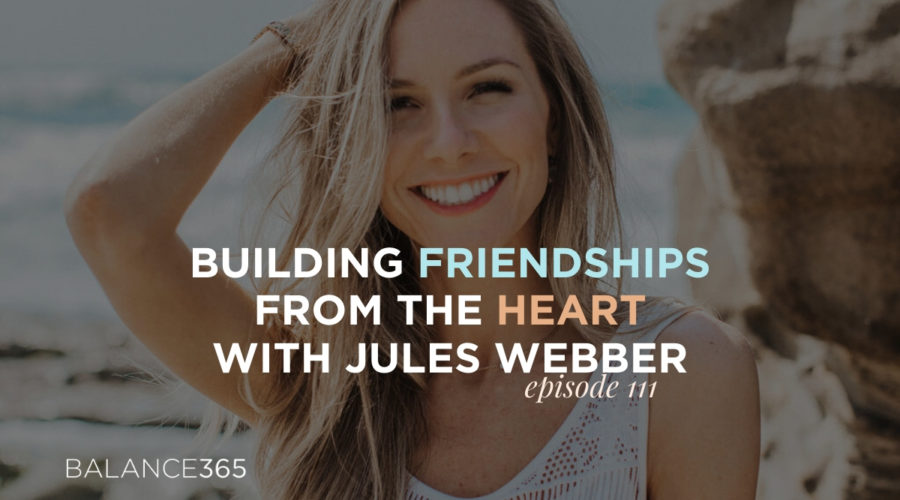 This episode’s topic is relevant no matter what season of life we are in: navigating female friendships. Jules Webber, life coach and counselor, joins Balance365 co-founders Annie and Jen to gab all about where the drama in many female relationships comes from, how we can support our girl friends while still being true to ourselves, and how it all circles back to our mothers.
